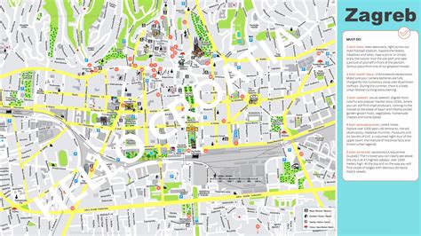 zagreb city map|zagreb tourist map.